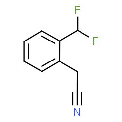 ChemSpider 2D Image | [2-(Difluoromethyl)phenyl]acetonitrile | C9H7F2N