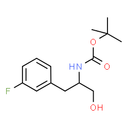ChemSpider 2D Image | 2-Methyl-2-propanyl [1-(3-fluorophenyl)-3-hydroxy-2-propanyl]carbamate | C14H20FNO3