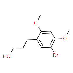 ChemSpider 2D Image | 3-(5-Bromo-2,4-dimethoxyphenyl)-1-propanol | C11H15BrO3