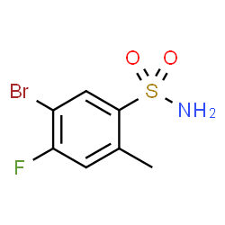 ChemSpider 2D Image | 5-Bromo-4-fluoro-2-methylbenzenesulfonamide | C7H7BrFNO2S