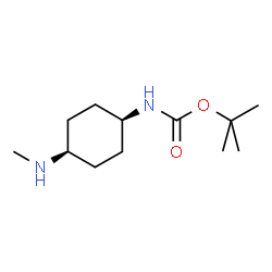 ChemSpider 2D Image | 2-Methyl-2-propanyl [cis-4-(methylamino)cyclohexyl]carbamate | C12H24N2O2