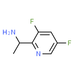 ChemSpider 2D Image | 1-(3,5-Difluoro-2-pyridinyl)ethanamine | C7H8F2N2