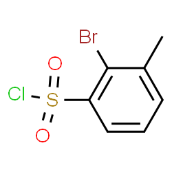 ChemSpider 2D Image | 2-Bromo-3-methylbenzenesulfonyl chloride | C7H6BrClO2S