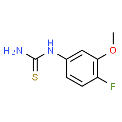 ChemSpider 2D Image | 1-(4-Fluoro-3-methoxyphenyl)thiourea | C8H9FN2OS