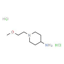 ChemSpider 2D Image | 1-(2-Methoxyethyl)-4-piperidinamine dihydrochloride | C8H20Cl2N2O