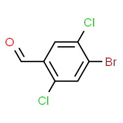 ChemSpider 2D Image | 4-Bromo-2,5-dichlorobenzaldehyde | C7H3BrCl2O