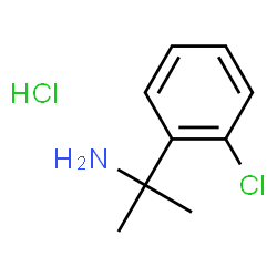ChemSpider 2D Image | 2-(2-Chlorophenyl)propan-2-amine hydrochloride | C9H13Cl2N