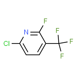 ChemSpider 2D Image | 6-Chloro-2-fluoro-3-(trifluoromethyl)pyridine | C6H2ClF4N