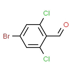 ChemSpider 2D Image | 4-Bromo-2,6-dichlorobenzaldehyde | C7H3BrCl2O