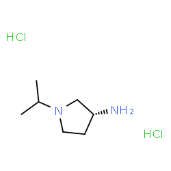 ChemSpider 2D Image | (R)-1-Isopropylpyrrolidin-3-amine dihydrochloride | C7H18Cl2N2