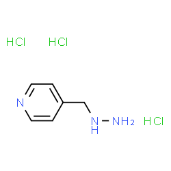ChemSpider 2D Image | 4-(Hydrazinomethyl)pyridine trihydrochloride | C6H12Cl3N3
