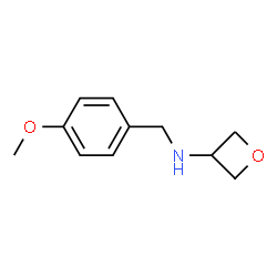 ChemSpider 2D Image | N-(4-Methoxybenzyl)-3-oxetanamine | C11H15NO2