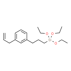 ChemSpider 2D Image | [3-(3-Allylphenyl)propyl](triethoxy)silane | C18H30O3Si