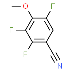 ChemSpider 2D Image | 2,3,5-Trifluoro-4-methoxybenzonitrile | C8H4F3NO
