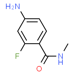 ChemSpider 2D Image | 4-Amino-2-fluoro-N-methylbenzamide | C8H9FN2O