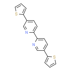 ChemSpider 2D Image | 5,5'-Di(2-thienyl)-2,2'-bipyridine | C18H12N2S2