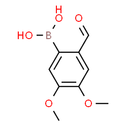 ChemSpider 2D Image | (2-Formyl-4,5-dimethoxyphenyl)boronic acid | C9H11BO5