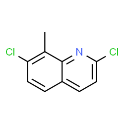 ChemSpider 2D Image | 2,7-Dichloro-8-methylquinoline | C10H7Cl2N