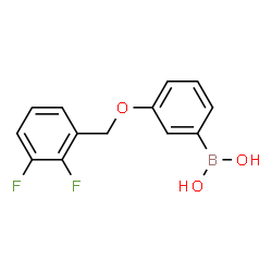 ChemSpider 2D Image | (3-((2,3-Difluorobenzyl)oxy)phenyl)boronic acid | C13H11BF2O3