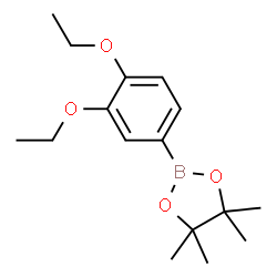 ChemSpider 2D Image | 2-(3,4-Diethoxyphenyl)-4,4,5,5-tetramethyl-1,3,2-dioxaborolane | C16H25BO4