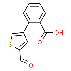 ChemSpider 2D Image | 2-(5-Formyl-3-thienyl)benzoic acid | C12H8O3S
