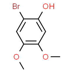 ChemSpider 2D Image | 2-Bromo-4,5-dimethoxyphenol | C8H9BrO3