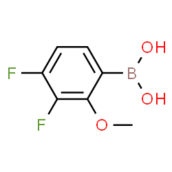 ChemSpider 2D Image | (3,4-Difluoro-2-methoxyphenyl)boronic acid | C7H7BF2O3