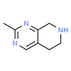 ChemSpider 2D Image | 2-Methyl-5,6,7,8-tetrahydropyrido[3,4-d]pyrimidine | C8H11N3