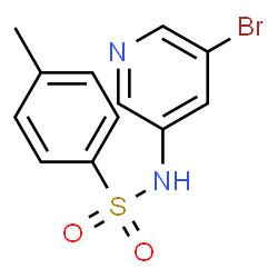 ChemSpider 2D Image | N-(5-Bromo-3-pyridinyl)-4-methylbenzenesulfonamide | C12H11BrN2O2S