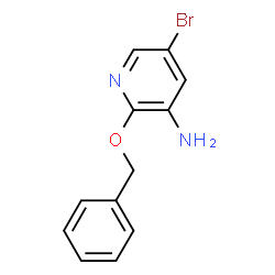 ChemSpider 2D Image | 2-(Benzyloxy)-5-bromo-3-pyridinamine | C12H11BrN2O