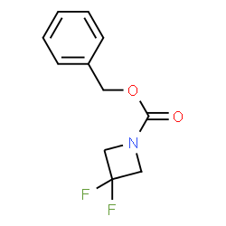 ChemSpider 2D Image | Benzyl 3,3-difluoro-1-azetidinecarboxylate | C11H11F2NO2