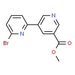 ChemSpider 2D Image | Methyl 6-bromo-2,3'-bipyridine-5'-carboxylate | C12H9BrN2O2