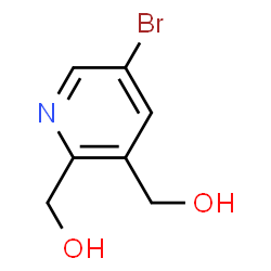 ChemSpider 2D Image | (5-Bromo-2,3-pyridinediyl)dimethanol | C7H8BrNO2
