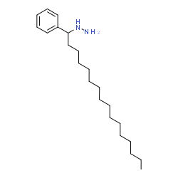 ChemSpider 2D Image | (1-Phenylhexadecyl)hydrazine | C22H40N2