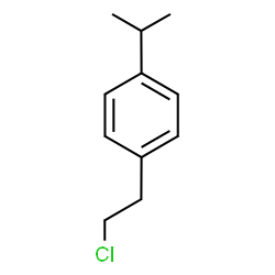 ChemSpider 2D Image | 1-(2-Chloroethyl)-4-isopropylbenzene | C11H15Cl