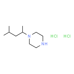ChemSpider 2D Image | 1-(4-Methyl-2-pentanyl)piperazine dihydrochloride | C10H24Cl2N2