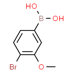 ChemSpider 2D Image | (4-Bromo-3-methoxyphenyl)boronic acid | C7H8BBrO3