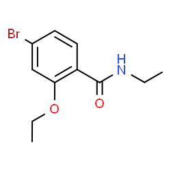 ChemSpider 2D Image | 4-Bromo-2-ethoxy-N-ethylbenzamide | C11H14BrNO2