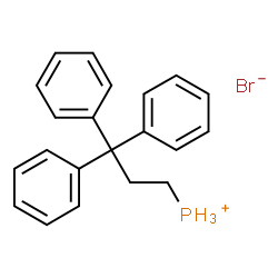 ChemSpider 2D Image | (3,3,3-Triphenylpropyl)phosphonium bromide | C21H22BrP