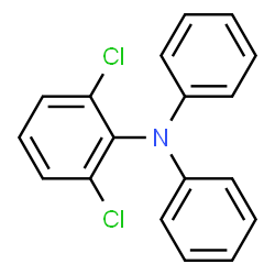 ChemSpider 2D Image | 2,6-Dichloro-N,N-diphenylaniline | C18H13Cl2N