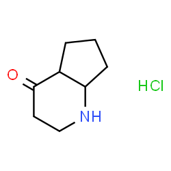 ChemSpider 2D Image | Hexahydro-1H-cyclopenta[b]pyridin-4(4aH)-one hydrochloride | C8H14ClNO