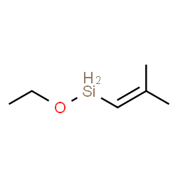 ChemSpider 2D Image | Ethoxy(2-methyl-1-propen-1-yl)silane | C6H14OSi