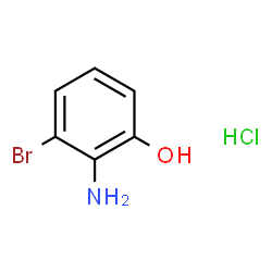 ChemSpider 2D Image | 2-Amino-3-bromophenol hydrochloride (1:1) | C6H7BrClNO