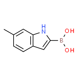 ChemSpider 2D Image | (6-Methyl-1H-indol-2-yl)boronic acid | C9H10BNO2