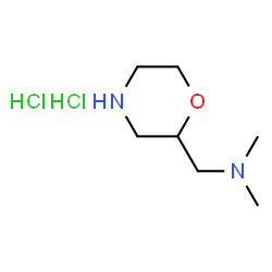 ChemSpider 2D Image | DIMETHYL-MORPHOLIN-2-YLMETHYL-AMINE DIHYDROCHLORIDE | C7H18Cl2N2O