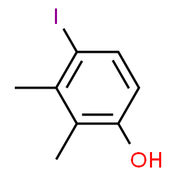 ChemSpider 2D Image | 4-Iodo-2,3-dimethylphenol | C8H9IO