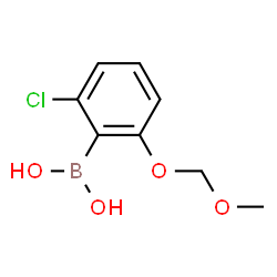 ChemSpider 2D Image | (2-Chloro-6-(methoxymethoxy)phenyl)boronic acid | C8H10BClO4