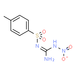ChemSpider 2D Image | 4-Methyl-N-(N-nitrocarbamimidoyl)benzenesulfonamide | C8H10N4O4S