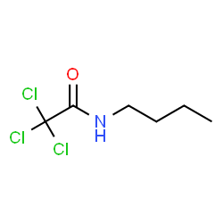 ChemSpider 2D Image | N-Butyl-2,2,2-trichloroacetamide | C6H10Cl3NO