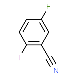 ChemSpider 2D Image | 5-Fluoro-2-iodobenzonitrile | C7H3FIN